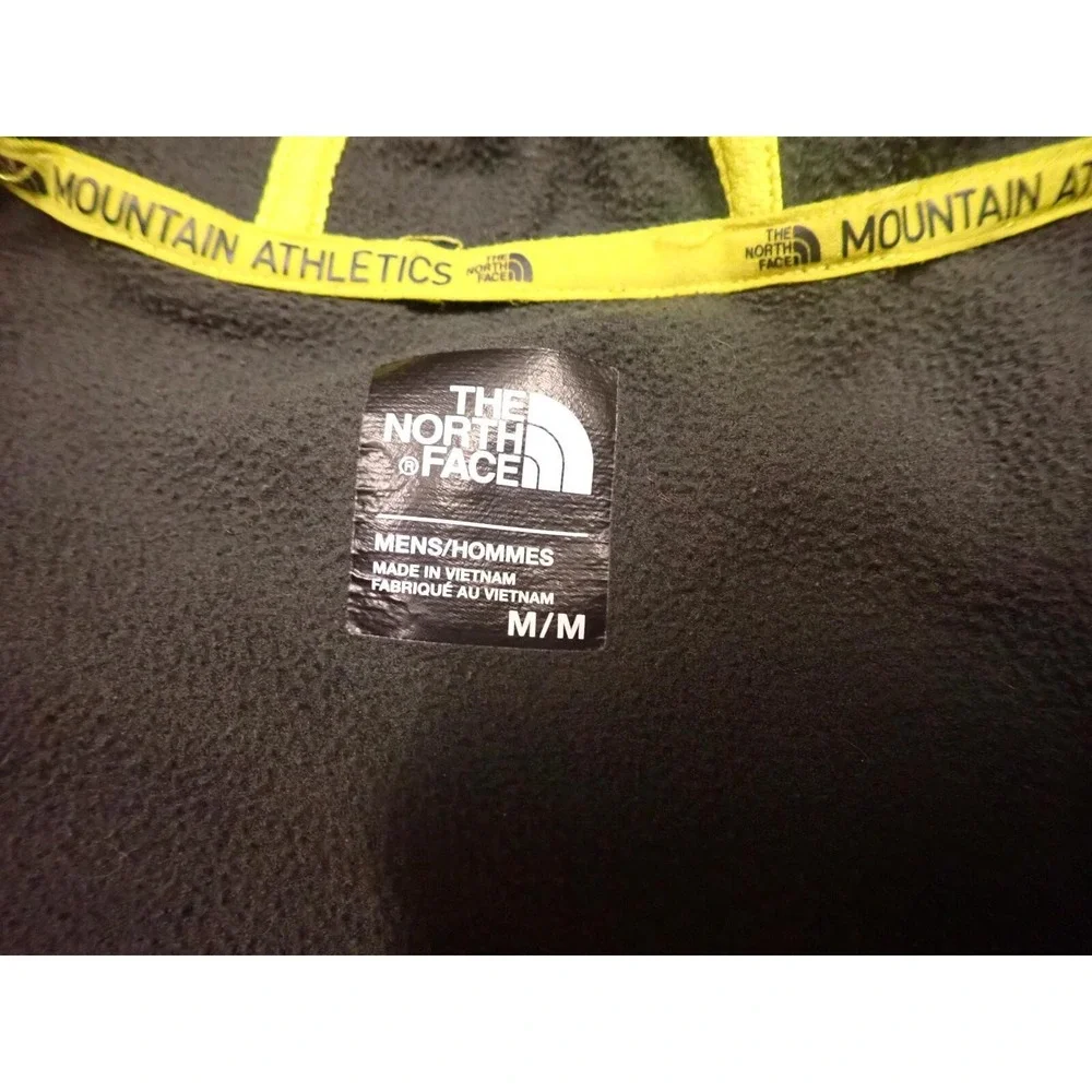 The North Face Hoodie Mens Medium Gray Excellent Mountain Athletics Full Zip